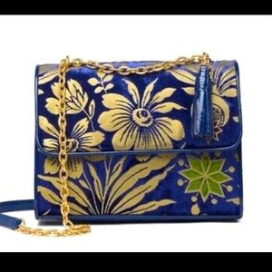Tory Burch Velvet Cosmic Floral bag